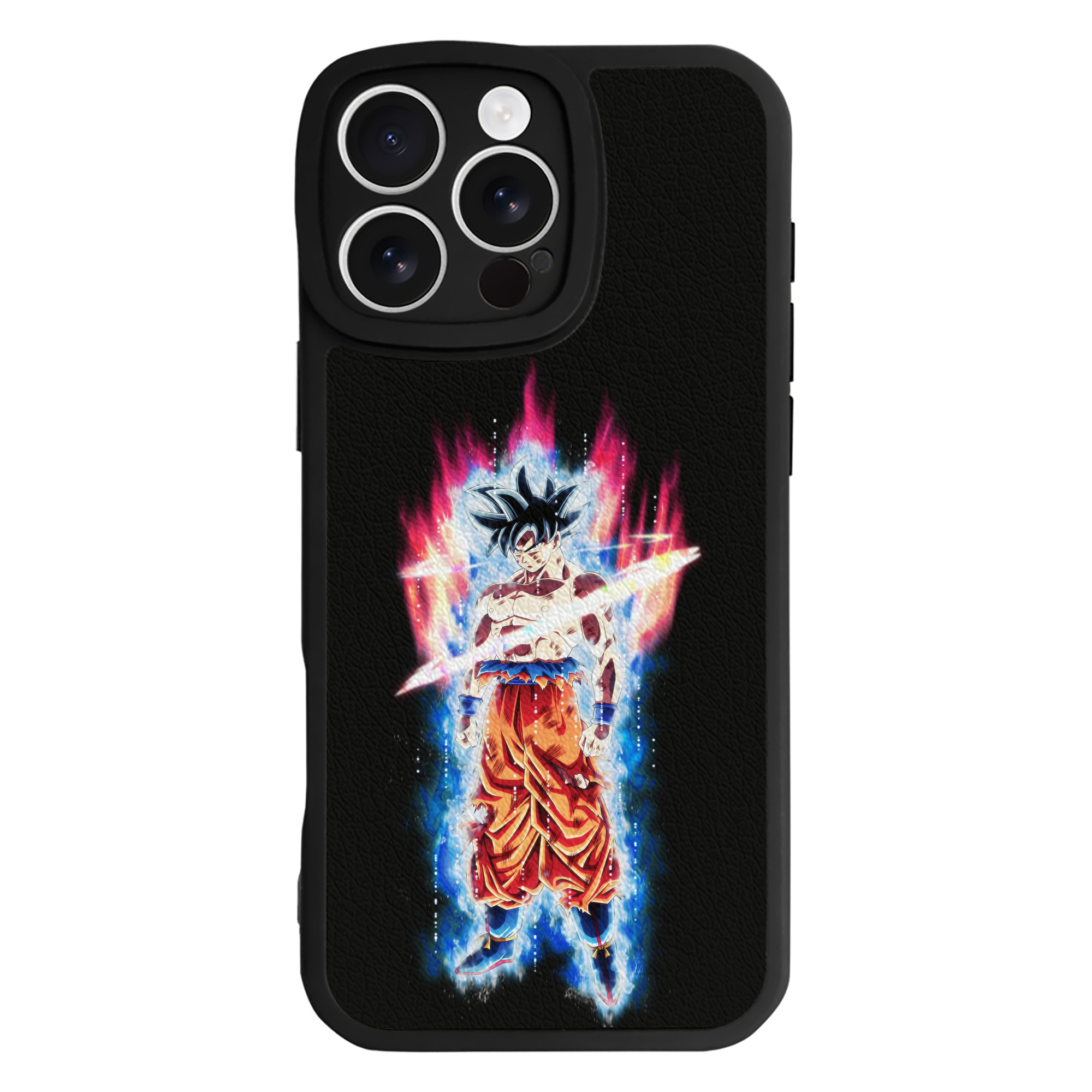 （画像用） ドラゴンボール 孫悟空（そん ごくう）Son Goku カカロット DRAGON BALL Kakarotto 【iPhone 16シリーズ対応】シリコンスマホケース（レザー調） 材質：シリコン